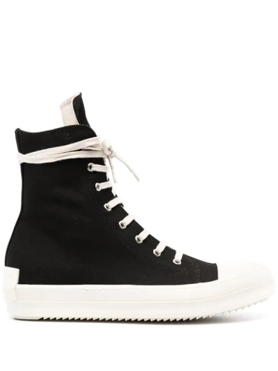 Shop Rick Owens Drkshdw Lace-up Sneakers In Black