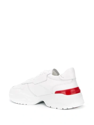 Shop Dsquared2 Chunky Lace-up Sneakers In White