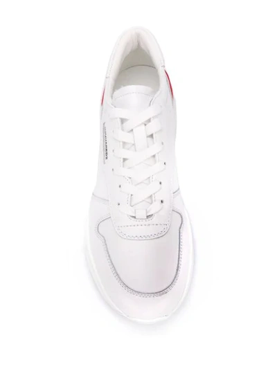 Shop Dsquared2 Chunky Lace-up Sneakers In White