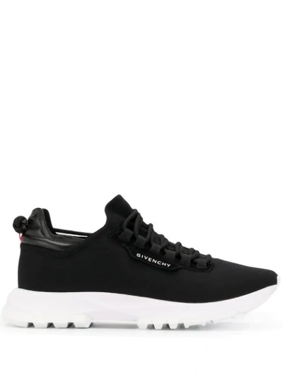 Shop Givenchy Lace-up Low-top Sneakers In Black