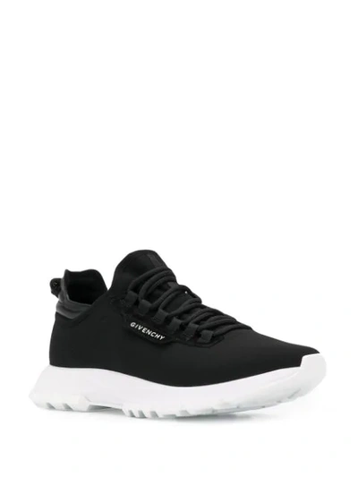 Shop Givenchy Lace-up Low-top Sneakers In Black
