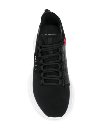 Shop Givenchy Lace-up Low-top Sneakers In Black