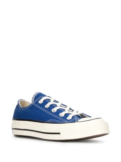 Shop Converse Low Top All-star Sneakers In Blue