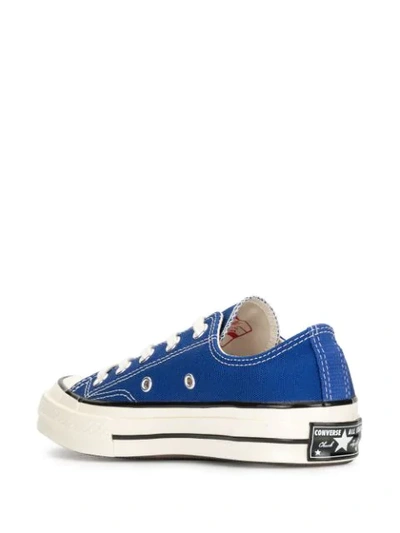 Shop Converse Low Top All-star Sneakers In Blue