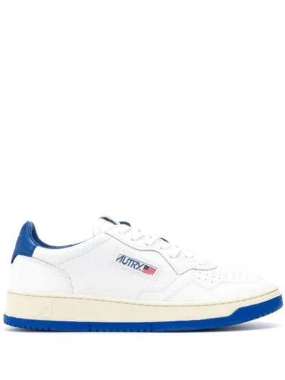 Shop Autry Side Logo Sneakers In White