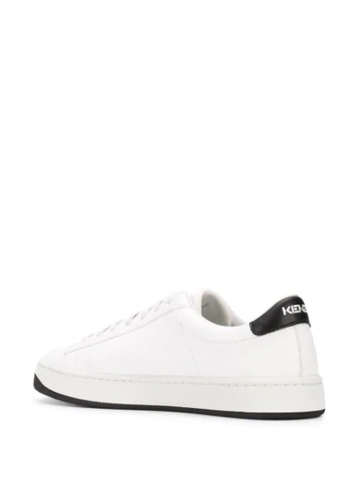 Shop Kenzo Kourt K Low-top Sneakers In White