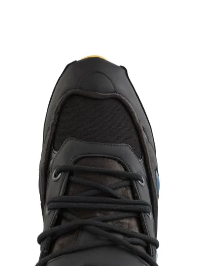 Shop Adidas Originals X Raf Simons Ozweego Iii Lace-up Sneakers In Black