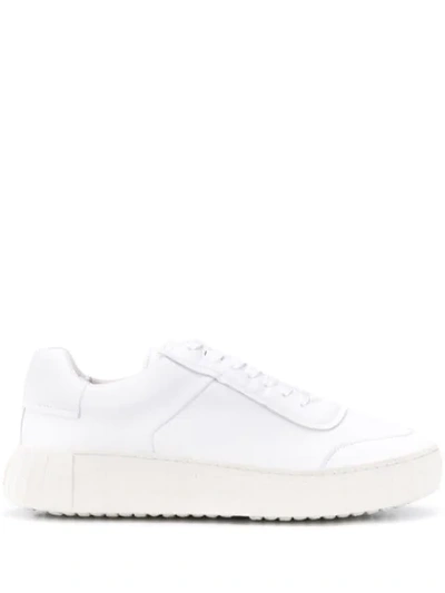 Primury Low-top Leather Sneakers In White