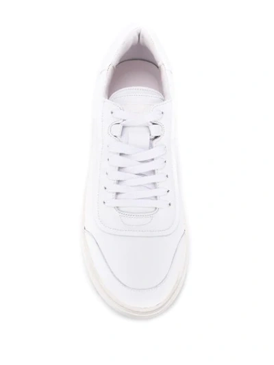 Primury Low-top Leather Sneakers In White