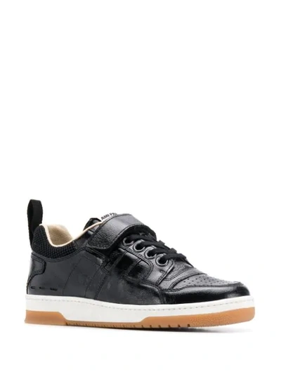 Shop Ami Alexandre Mattiussi Sunday 9 Low Sneakers In Black