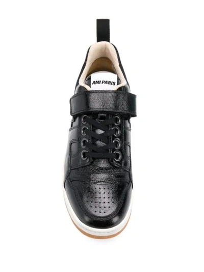 Shop Ami Alexandre Mattiussi Sunday 9 Low Sneakers In Black