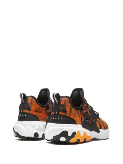 Shop Nike React Presto Animal-sprint Sneakers In Orange ,black