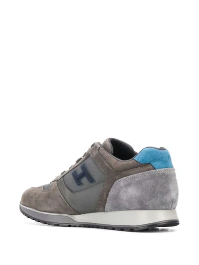 Shop Hogan H321 Low-top Sneakers In Grey