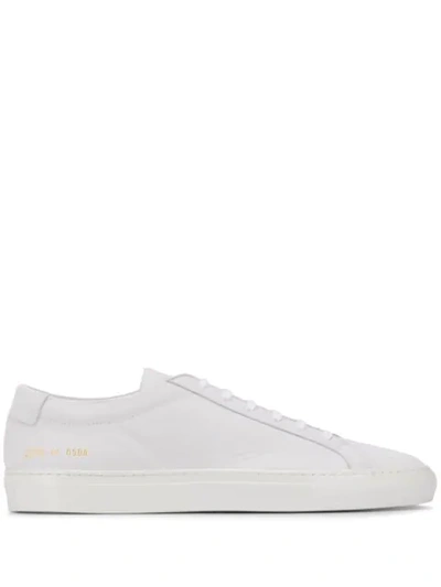 Shop Common Projects Lace-up Low-top Sneakers In White