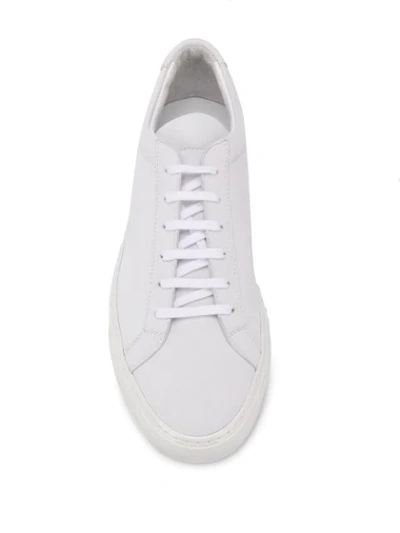 Shop Common Projects Lace-up Low-top Sneakers In White