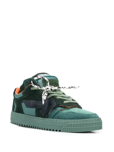 Shop Off-white Off-court Low-top Sneakers In Green