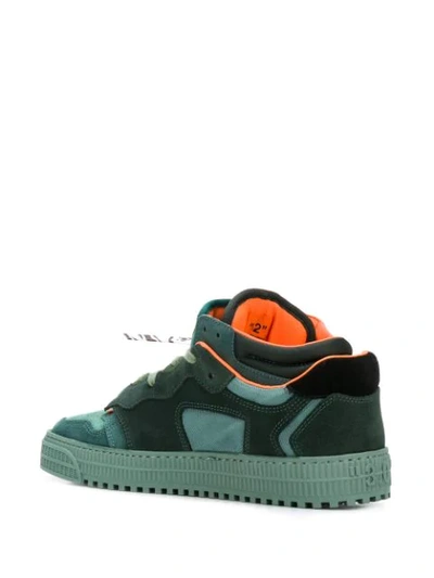 Shop Off-white Off-court Low-top Sneakers In Green