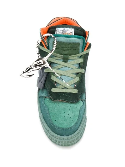 Shop Off-white Off-court Low-top Sneakers In Green
