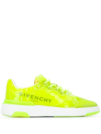 Shop Givenchy Wing Low-top Sneakers In Yellow