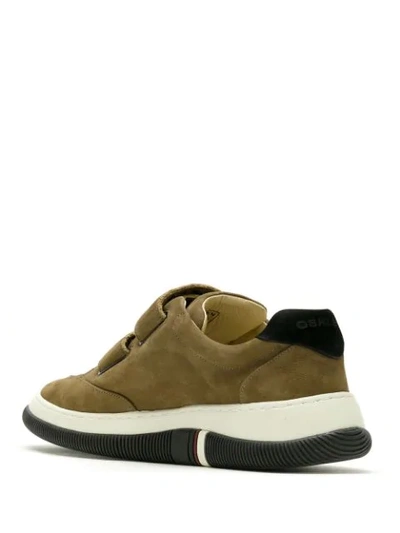 Shop Osklen Hybrid Touch-strap Sneakers In Brown