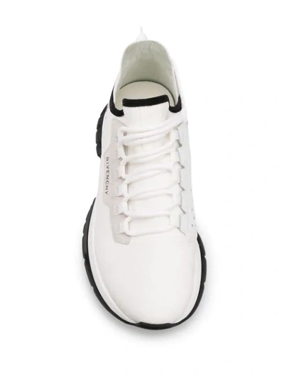 Shop Givenchy Logo-print Low-top Sneakers In White