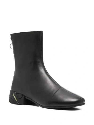 Shop Raf Simons Solaris-2 Ankle Boots In Black