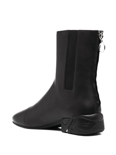 Shop Raf Simons Solaris-2 Ankle Boots In Black