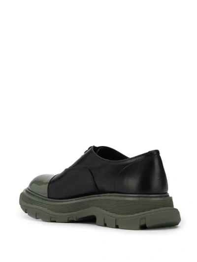 Shop Alexander Mcqueen Chunky Oxford Shoes In Black