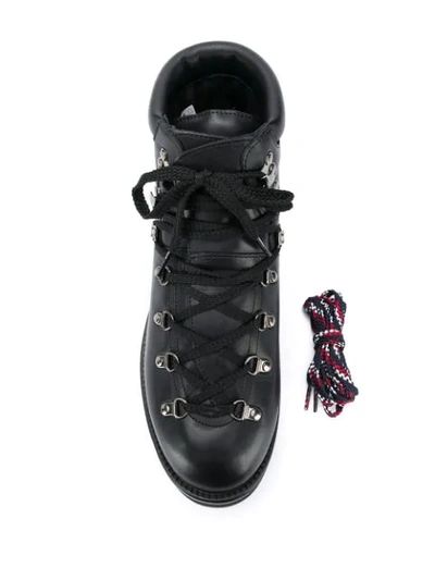 Shop Moncler Peak Hiking Boots In Black