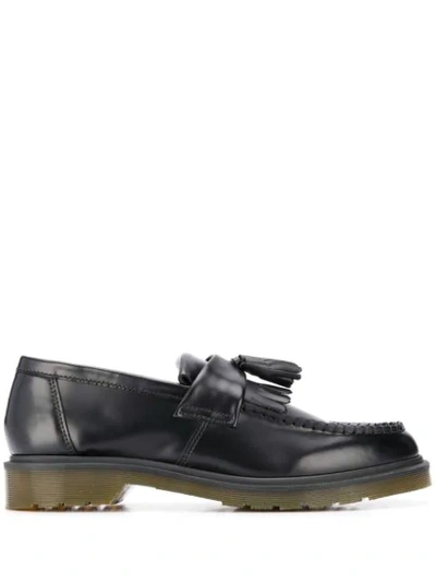 Dr. Martens Black Leather Adrian Loafers | ModeSens