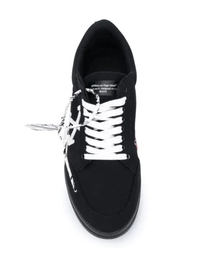 Shop Off-white Logo-patch Low-top Sneakers In Black