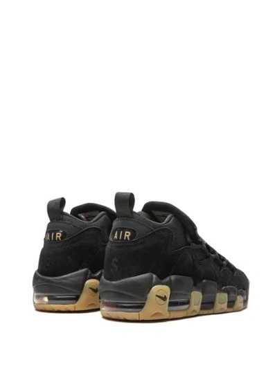 Shop Nike Air More Money Sneakers In Black