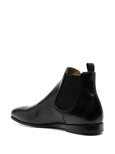 Shop Officine Creative Elasticated Panels Ankle Boots In Black