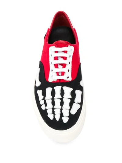 LOW TOP SKELETON SNEAKERS