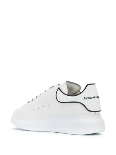 Shop Alexander Mcqueen Oversized Low-top Sneakers In White