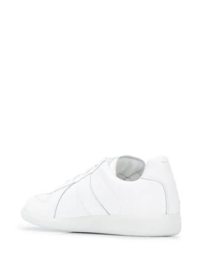 Shop Maison Margiela Removable-barcode Low-top Sneakers In White