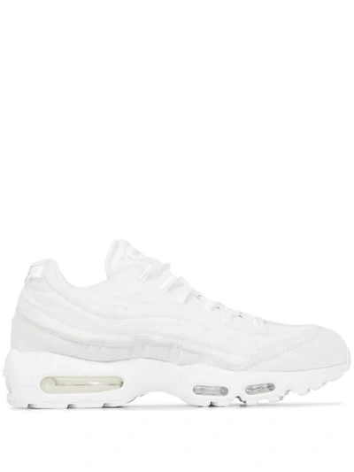 Shop Comme Des Garçons Homme Deux X Nike Air Max 95 Sneakers In White