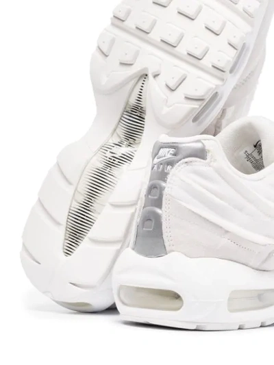 Shop Comme Des Garçons Homme Deux X Nike Air Max 95 Sneakers In White