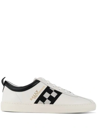 Shop Bally Vita-parcours Low Top Trainers In White