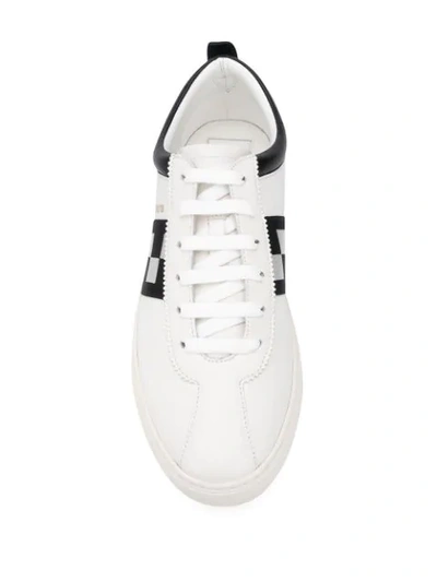 Shop Bally Vita-parcours Low Top Trainers In White