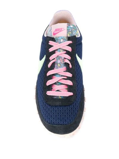 Shop Nike Waffle Racer Lace-up Sneakers In Blue