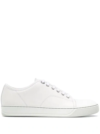 Shop Lanvin Low-top Sneakers In White