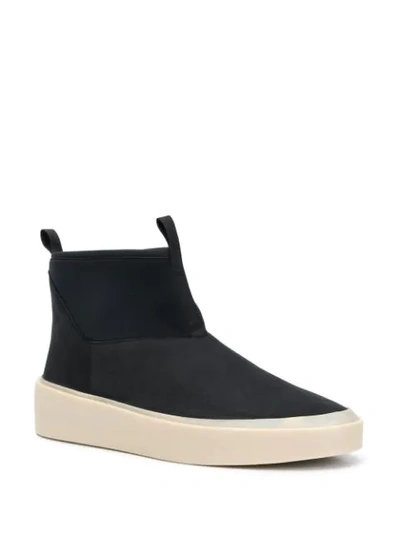 Shop Fear Of God Solar Wolf Slip-on Boots In Black