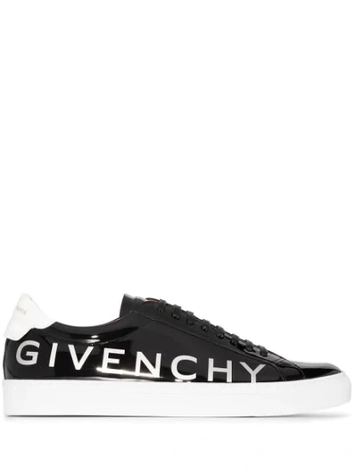 Shop Givenchy Urban Street Logo-print Sneakers In Black