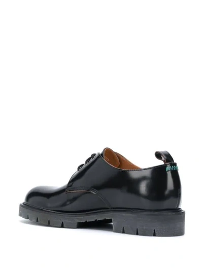 Shop Off-white Arrow Derby Shoes In Black