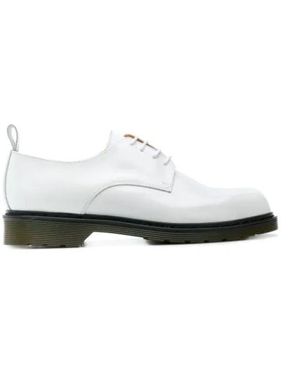 Shop Ami Alexandre Mattiussi Derby Shoes Set In White