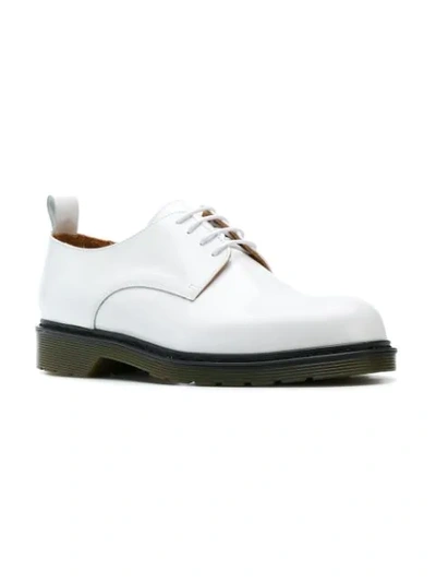 Shop Ami Alexandre Mattiussi Derby Shoes Set In White