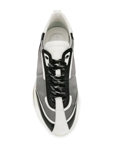 Shop Jimmy Choo Raine Low-top Sneakers In Grey