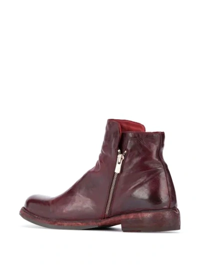Shop Officine Creative Side-zip Ankle Boots In Brown