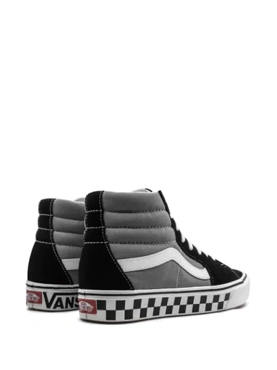 Shop Vans Comfycush Sk8-hi Sneakers In Black